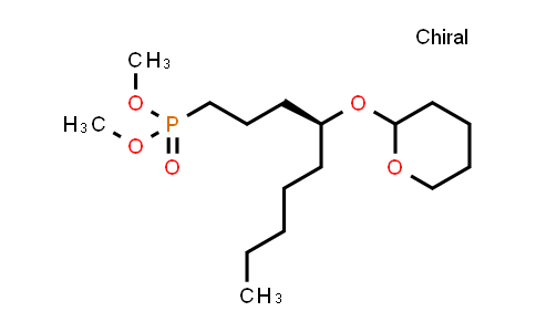 (4S)-[4-[(Tetrahydro-2H-pyran-2-yl)oxy]nonyl]phosphonic acid dimethyl ester