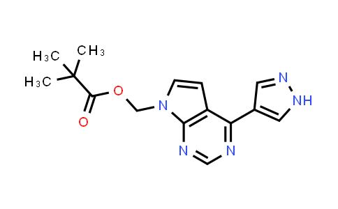 [4-(1H-Pyrazol-4-yl)-7H-pyrrolo[2,3-d]pyrimidin-7-yl]methyl pivalate